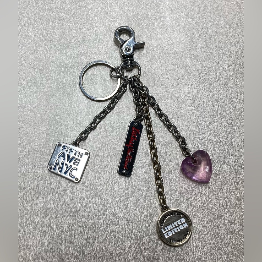 Kathy Van Zeeland Keychain with Charms